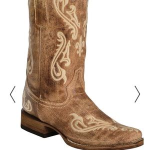 Corral Cortez Fleur-De-Lis Boot - women’s sz 6.5